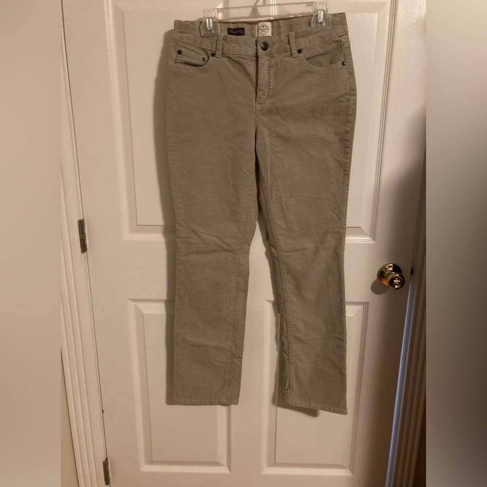 Women’s St. John’s Bay stretch Wast corduroy pants size 12